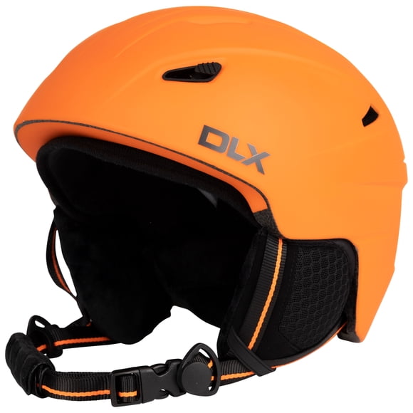 DLX Adult Ski Helment with Goggle Retainer & Quick Release Buckle Hark