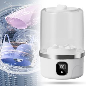 WHEANG Portable Clothes Cleaner 3000mAh Wireless Handheld Washer For Travel Baby Clothes & Delicates (600g Compact Design)