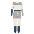 thumbnail image 4 of Birdeem Womens Fashionable Loose Printed Long Sleeved Round Neck Drawstring Casual Set, 4 of 5