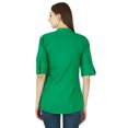 thumbnail image 4 of Robe Haut Boho Unie Tenue Décontractée Tunique Vêtements pour Femmes Coton Robe d'Été, 4 of 4