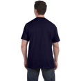 thumbnail image 4 of Hanes TAGLESS Men`s Pocket T-Shirt, L, Navy, 4 of 7