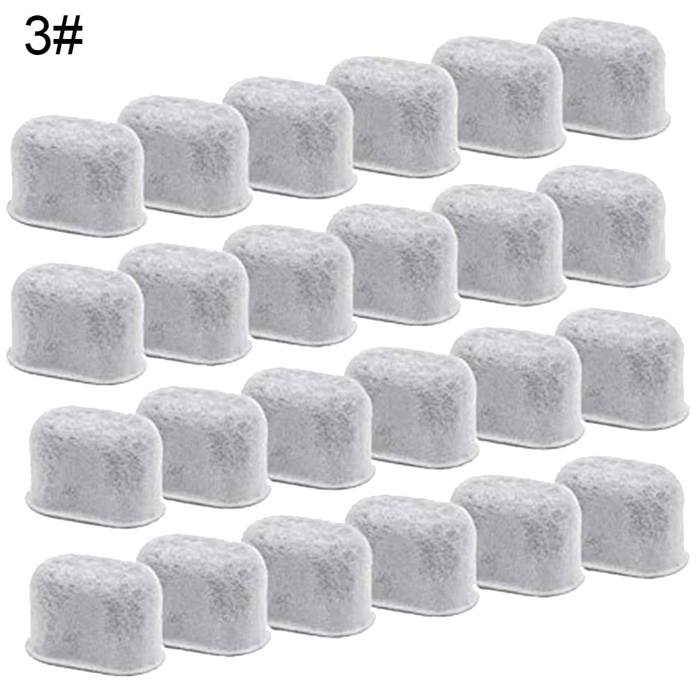 Flmtop 6/12/24Pcs Replacement Activated Charcoal Coffee Maker Machine Water Filter