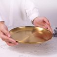 thumbnail image 4 of MesaSe Metal Stainless Steel Storage Tray  Snack Fruit Cosmetics Organizer Dinner Plates Container Decor, 4 of 8