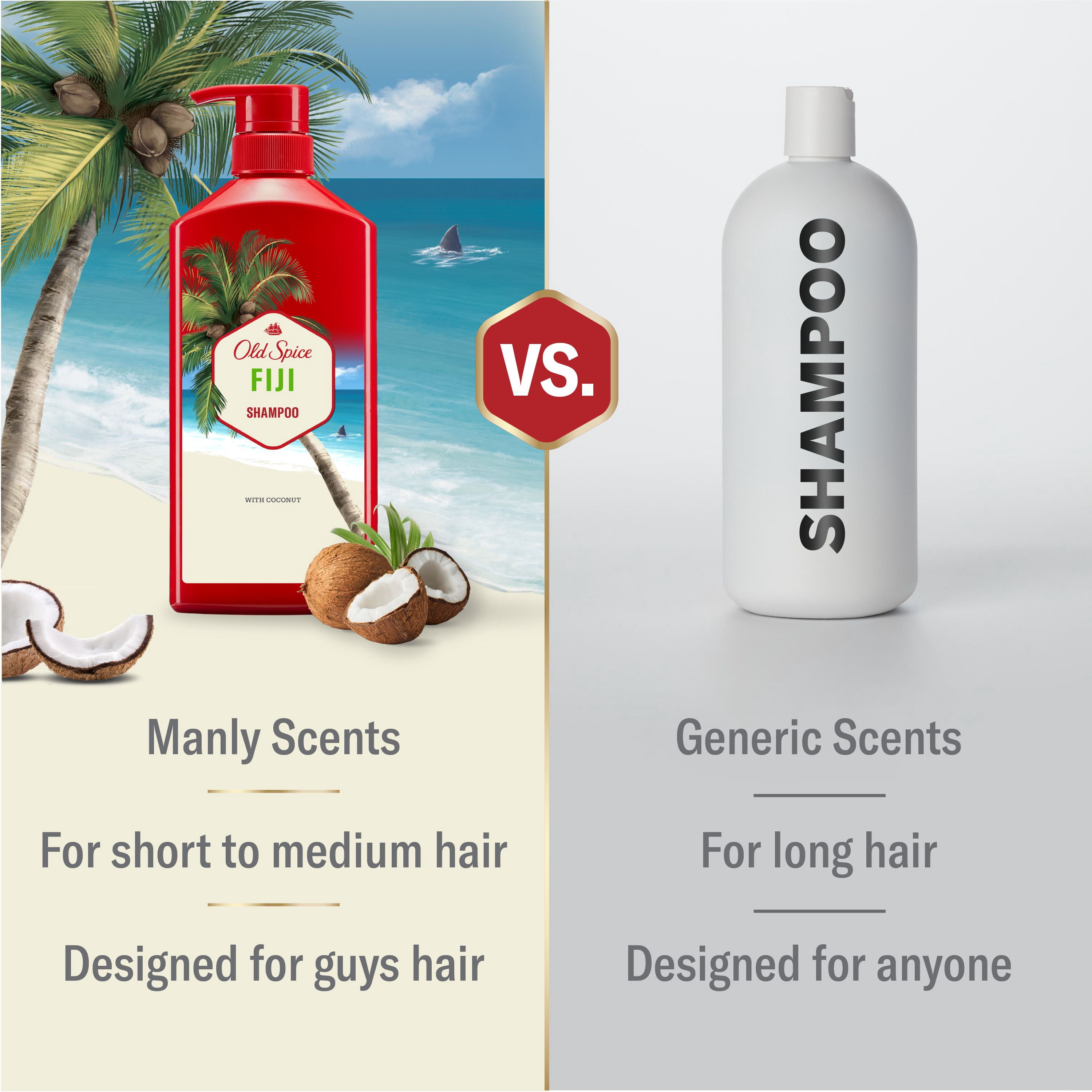Old Spice Fiji Shampooing pour Hommes