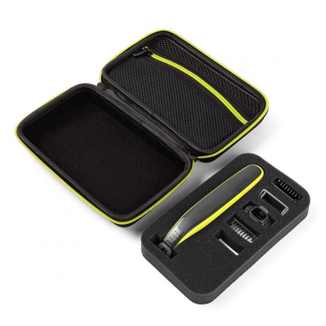 FLAMEEN Hair Shaving Bag, Shaver Storage Bag, Built-in Mesh Bag For Philips QP2520/90/70