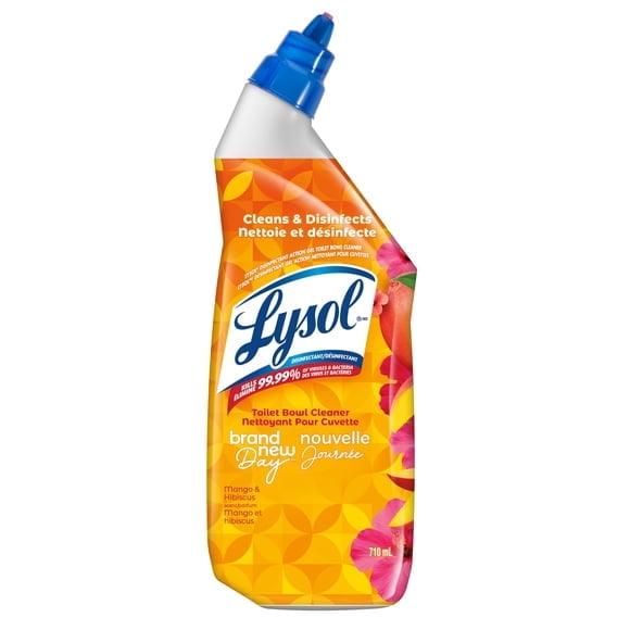 Lysol ® Toilet Bowl Cleaner - Brand New Day™ Mango & Hibiscus, 710 mL ...