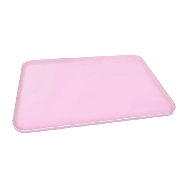 simhoa Silicone Painting Mat Easy Cleaning Non Stick 24"x16" for DIY Drawing Liquid Pink