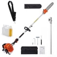 thumbnail image 1 of BeesClover 43CC Gas Powered Pole Chain Saw, 12" Guide Bar & 9.5FT Extendable Max Reach, Gas Pole Saws with Anti-Vibration Handle, Auto-Oiling & Quick Release, EPA Certified, 1 of 9