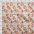thumbnail image 4 of oneOone Polyester Spandex Pink2 Fabric Floral Craft Projects Decor Fabric Printed By The Yard 56 Inch Wide, 4 of 4