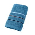 thumbnail image 2 of Todaioua Striped Cotton Towel 13x28 Inches - High Absorbency Bath Beach Towel for Gym, Swimming Pool, Spa Use, Soft Thick Household Bathroom Linens, Multiple Color Options​​, 2 of 7