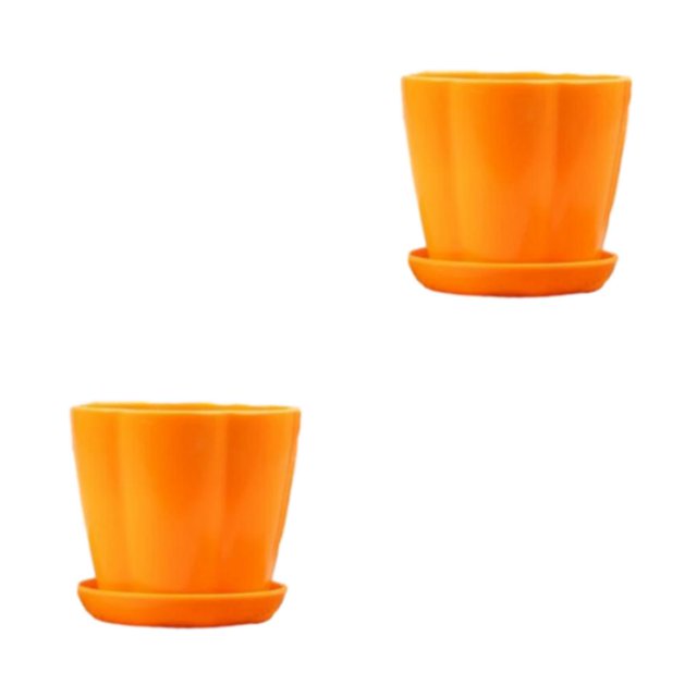 QualitChoice Durability Classic - Long-lasting And Elegant Office Decor Accessories Home Orange S,1 2Set
