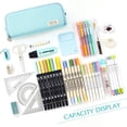thumbnail image 2 of Trousse à Crayons Grande Capacité, Pochette à 3 Compartiments, Sac à Stylos pour l'École, Adolescente, Garçon, Homme, 2 of 8