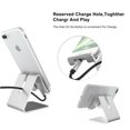thumbnail image 2 of Support de Bureau Universel pour Cellulaire et Tablette en Aluminium Argenté, 2 of 7