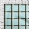 thumbnail image 1 of oneOone Viscose Jersey Fabric Madras Check Printed Craft Fabric BTY 60 Inch Wide, 1 of 5