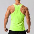 thumbnail image 4 of Timegard Mens Shirts Round Neck Sleeveless Breathable Workout Running Tee Shirts Casual Slim Tank Top, 4 of 4