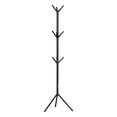 thumbnail image 2 of COM1950s Racks for Storage, Metal Storage Rack, Riangular Floor-Standing Coat Rack Space-Saving Assemblable and Detachable for Easy Storage, Modern Coat Rack, 2 of 9