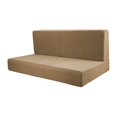 thumbnail image 3 of 2024 4x RV Seat Covers Camper Cushion Covers Elastic Replacement Soft Sofa Seat Cushion Cover RV Dinette Seat Covers for Trailers dark brown, 3 of 8