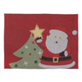 thumbnail image 1 of Tapestry Unbacked Placemat (Santa Putting Star On Tree) - Set of 12, 1 of 2