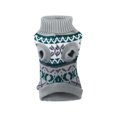 thumbnail image 4 of Autumn And Winter Small And Medium-sized Cats And Dogs Pets Rhombus Knitted Pet Clothes, 4 of 9