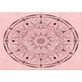 thumbnail image 1 of Ahgly Company Tapis Rectangulaire Lavable en Machine Intérieur Transitionnel Rouge Indien, 8 Pieds x 12 Pieds, 1 of 7