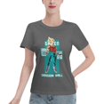 thumbnail image 1 of T-Shirt Basique à Manches Courtes pour Femmes Super Saiyan, 1 of 6