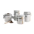 thumbnail image 1 of Anchor Hocking 4pc White Ceramic Canister Set, 1 of 1
