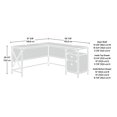 thumbnail image 3 of Sauder® Steel River L-Shaped Desk, Carbon Oak®, 423976, 3 of 9