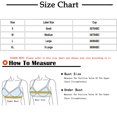thumbnail image 2 of Virmaxy Womens Wireless Bra Solid Color Soft and Comfortable Gathered Large Bra Solid Color Soft and Comfortable Without Steel Rings Gathering To A Large Bra Gray-1 S, 2 of 2