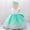 Mint Green, variant on Baby Girls Dresses Pageant Baptism Lace Dress Bowknot Flower Wedding Christening Tutu Gown First Birthday Outfit