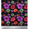 thumbnail image 1 of Soimoi Rayon Fabric Artistic Floral Printed Fabric 1 Yard 42 Inch Wide, 1 of 3
