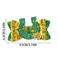 thumbnail image 2 of St. Patrick's Day - Themed Irish Green Bow Hair Clip for Festive Hair Styling, 2 of 4