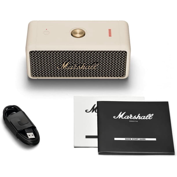 Marshall Emberton Portable Bluetooth Speaker, IPX7 Waterproof, 20+