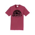 thumbnail image 1 of Gravity Outdoor Co. T-Shirt à Manches Courtes - Grenat - Logo Noir - 3TG, 1 of 1