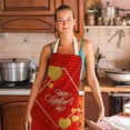 thumbnail image 1 of TIMIFIS Pockets Holds 1Pc Parent Adult The Family Kitchen Valentine's Day Print Linen Family Aprons Kitchen Gadgets, 1 of 2
