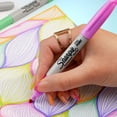 thumbnail image 3 of Sharpie Glam Pop Permanent Markers, Fine Point, Assorted Colours, 24 Count, 3 of 3