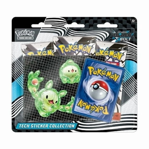 Pokemon TCG: Scarlet & Violet— Black Bolt Tech Sticker Collection (Quantité limitée à 2 par commande et limite de 1 commande par foyer)