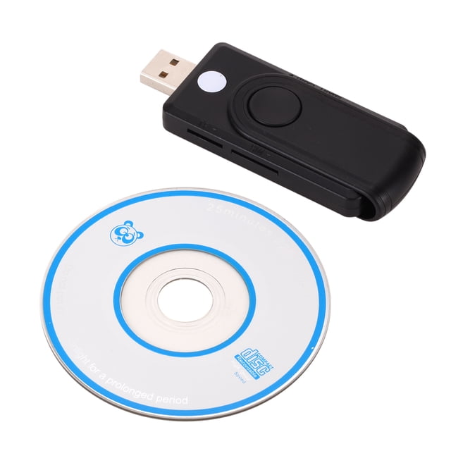 Lecteur de Carte à Puce USB2.0 TF SD Lecteur de Carte SIM Banque