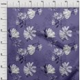 thumbnail image 2 of oneOone Tissu en Coton Flex Violet à Fleurs pour Robe Tissu Imprimé au Mètre 40 Pouces de Large, 2 of 4