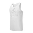 thumbnail image 3 of Timegard Mens Shirts Round Neck Sleeveless Breathable Workout Running Tee Shirts Casual Slim Tank Top, 3 of 4