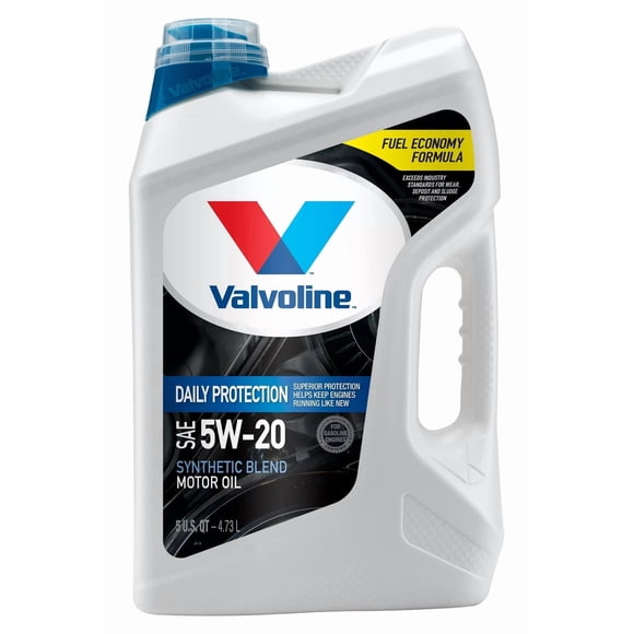 Valvoline Oil 881158 Daily Protection; SAE 5W-20; Conventional; 5 Quart Jug; Single