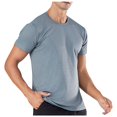 thumbnail image 2 of Compression Shirts for Men Quick Drying Summer Gym Shirts Breathable Stretchy Short Sleeve Crew Neck Basic T-Shirts for Activewear, 2 of 7