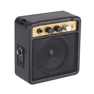 Yeacher Mini Guitar Amplifier Amp Speaker 1W with 6.35mm Input 1/4 Inch Headphone Output Supports Tone Adjustment Overdrive