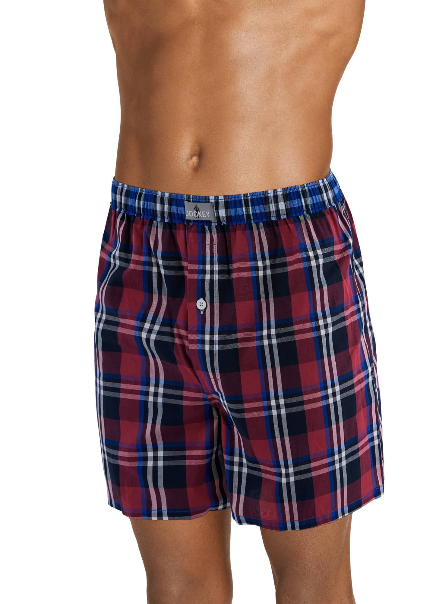 Jockey Caleçon Tissé en Coton 100 % de 5 Po