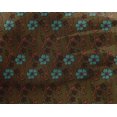 thumbnail image 4 of oneOone Georgette Viscose Fabric Leaves & Floral Block Print Fabric BTY 42 Inch Wide, 4 of 4
