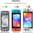 thumbnail image 3 of XIHAMA Switch Lite Case Protective Case for Nintendo Switch Lite, Case Compatible with Nintendo Switch Lite Hand Grip Case with Detachable TPU+Built-in PC Screen Protector & 2 x Thumb Grip Caps, 3 of 6