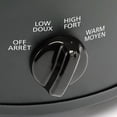 thumbnail image 4 of Mainstays 2QT Slow Cooker, Matte Black, 4 of 5