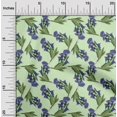 thumbnail image 2 of oneOone Silk Tabby Mint Fabric Floral Craft Projects Decor Fabric Printed By The Yard 42 Inch Wide, 2 of 4
