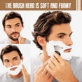 thumbnail image 4 of 1 Set Men Shaving Kit with Razor Synthetic Bristles Shaving Brush Soap Bowl Stand Men Wet Shaving Grooming Tools Kit Husband Father Gift, 4 of 8