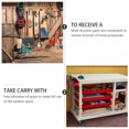 thumbnail image 4 of 1Pc Waterproof Tool Box Household Tool Storage Case Black Portable Toolbox, 4 of 8