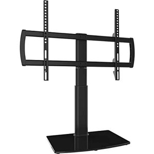 Swivel Universel TV Haut de la table de position/base TV support 32 à 65 TV de pouce 80 Degré pivotant, 4 Hauteur de niveau réglable, lourd
